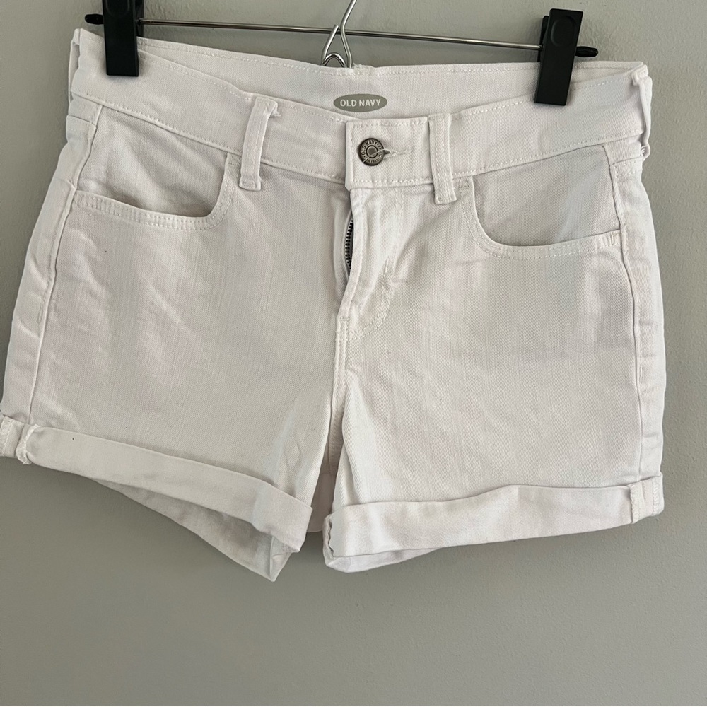 White Jean Shorts - Old Navy - Size 2